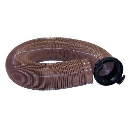 Backseat 10 ft. EZ Flush Heavy Duty Drain Hose with T1024 - Bronze BA364170